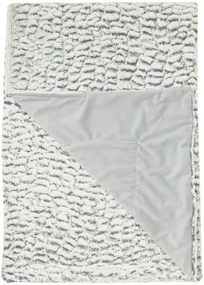 Mina Victory Fur HF007 Blue White 50" X 60" 3 Mina Victory Fur HF007 Blue White 50" X 60"