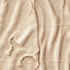 Windowpane Knit Throw Blanket With Tassels - Threshold™ Designed With Studio McGee 10 Windowpane Knit Throw Blanket With Tassels - Threshold™ Designed With Studio McGee -Home Textiles Store GUEST 6b631fa5 b3d1 4b55 a2d5 a739a5ee87f0