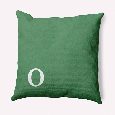 16"x16" Modern Monogram 'o' Square Throw Pillow - E By Design 6 16"x16" Modern Monogram 'o' Square Throw Pillow - E By Design - Image 4