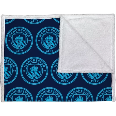 Bioworld Manchester City FC Character World Official Soccer Crest Design Throw Blanket (60 X 70 Inches) 3 Bioworld Manchester City FC Character World Official Soccer Crest Design Throw Blanket (60 X 70 Inches)