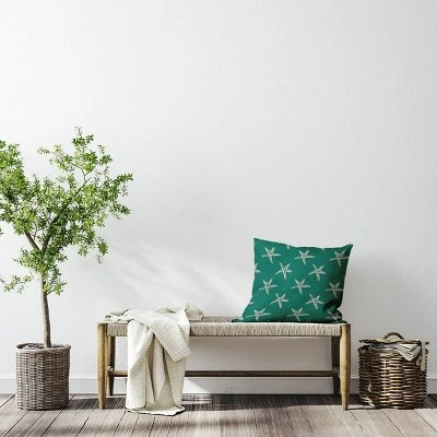 16"x16" Starfish Beach Square Throw Pillow - E By Design 4 16"x16" Starfish Beach Square Throw Pillow - E By Design - Image 2