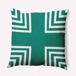 16"x16" Corner Striped Square Throw Pillow - E By Design -Home Textiles Store GUEST 6eab91a0 71b1 40ee b52c 79996f78fdb3