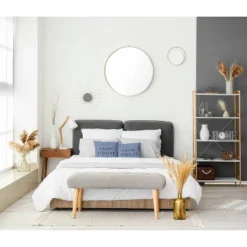 16"x16" 'Farm House' Ticking Square Throw Pillow - E By Design -Home Textiles Store GUEST 6f654b3b 86ce 4445 85b5 99355e6a3765