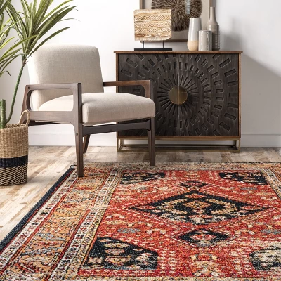 NuLoom Indoor/Outdoor Transitional Floral Jane Area Rug 9 NuLoom Indoor/Outdoor Transitional Floral Jane Area Rug - Image 7