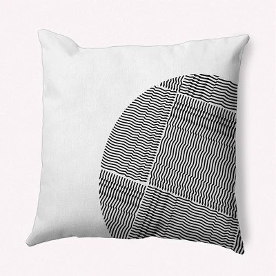 16"x16" Big Circle Square Throw Pillow - E By Design 6 16"x16" Big Circle Square Throw Pillow - E By Design - Image 4