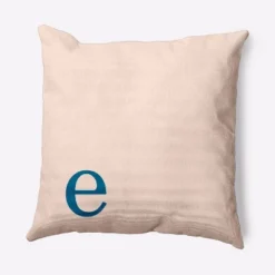 16"x16" Modern Monogram 'e' Square Throw Pillow - E By Design 8 16"x16" Modern Monogram 'e' Square Throw Pillow - E By Design -Home Textiles Store GUEST 7272a8ef cbf0 40da 8fcb 8c340e035500