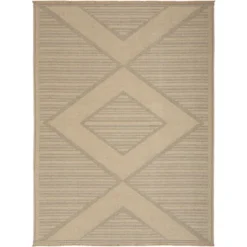 Nourison Washable Jute Non-Slip Modern Geometric Fringe Indoor Rug -Home Textiles Store GUEST 73f6e37e ce62 424d 8c46 28b831917692