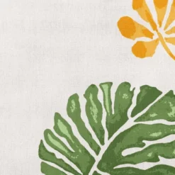 16"x16" Brambles Square Throw Pillow - E By Design: Indoor Floral Accent, Polyester Fill