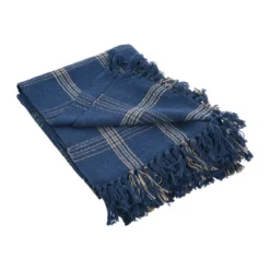 Storied Home Recycled Cotton Blend Throw Blanket With Fringe -Home Textiles Store GUEST 748f8feb 3e86 47f3 8599 b892794236e3