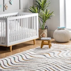 5'3"x7'6" Ina High-Low Waves Tassel Area Rug Beige - NuLOOM -Home Textiles Store GUEST 75d7bd0d efed 4107 8bc7 f0ad4bb94954