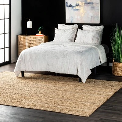 Hand Woven Rigo Jute Area Rug - NuLOOM 4 Hand Woven Rigo Jute Area Rug - NuLOOM - Image 2