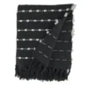 50"x60" Dual-Tone Striped Throw Blanket Black - Saro Lifestyle -Home Textiles Store GUEST 7792c552 b0b5 48f1 9b7c 6f83d98999a0