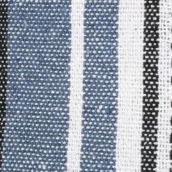50"x60" Farmhouse Striped Throw Blanket Blue - Design Imports: Cozy Cotton, Machine Washable -Home Textiles Store GUEST 782adec0 0f37 44bf a40f 0d1ddacd024b