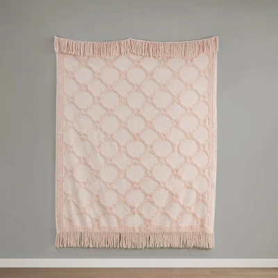 50"x60" Hannah Cotton Tufted Throw Blanket 6 50"x60" Hannah Cotton Tufted Throw Blanket - Image 4