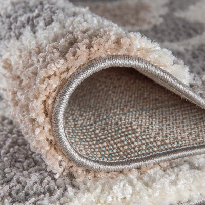 World Rug Gallery Cozy Moroccan Trellis Shag Area Rug 6 World Rug Gallery Cozy Moroccan Trellis Shag Area Rug - Image 4