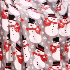 Plazatex Big Christmas Snowman All Season Plush Decorative Christmas Throw Blanket 50" X 60" Grey -Home Textiles Store GUEST 79521d40 1574 430a ba54 571e25a765e5