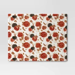 Pumpkin Printed Plush With Shearling Reverse Throw Blanket - Threshold™ -Home Textiles Store GUEST 79fbbe9f ef2c 4666 beb8 fa54aed8d55b