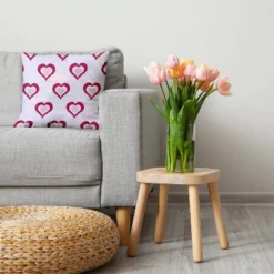 16"x16" Valentine's Day Burning Love Square Throw Pillow Bold Pink - E By Design: Festive, Comfortable, Indoor Decor 7 16"x16" Valentine's Day Burning Love Square Throw Pillow Bold Pink - E By Design: Festive, Comfortable, Indoor Decor -Home Textiles Store GUEST 7bb900ee e318 4e41 b602 200de4490465