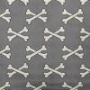 16"x16" Cross Bones Print Square Throw Pillow Steel Gray - E By Design 1 16"x16" Cross Bones Print Square Throw Pillow Steel Gray - E By Design -Home Textiles Store GUEST 7cc1ec4e 1c22 4117 a241 fa8855efe730