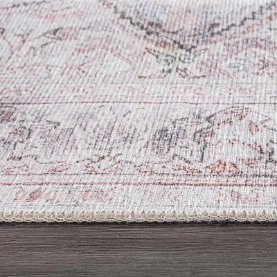 World Rug Gallery Bohemian Distressed Vintage Machine Washable Area Rug 4 World Rug Gallery Bohemian Distressed Vintage Machine Washable Area Rug - Image 2