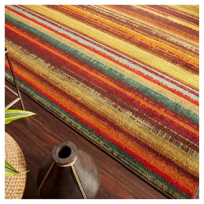 5'x8' Charm Area Rug Red/Multi - Mohawk 4 5'x8' Charm Area Rug Red/Multi - Mohawk - Image 2