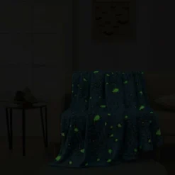 Kate Aurora Halloween Spooky Glow In The Dark Spider Webs Ultra Soft & Plush Oversized Throw Blanket - Gray -Home Textiles Store GUEST 80a476ff a07d 482a 925a 246ebf93243b