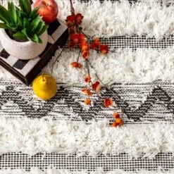 NuLOOM Nylah Shaggy Diamonded Stripes Area Rug -Home Textiles Store GUEST 811f46bb 169a 4fcf 9505 b3277542775d