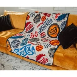 H3 Sportgear PepsiCo. Pepsi-Cola Retro Microplush Fleece Throw Blanket | 40 X 60 Inches -Home Textiles Store GUEST 8145adf5 f306 4127 a638 87cf7f9768b4
