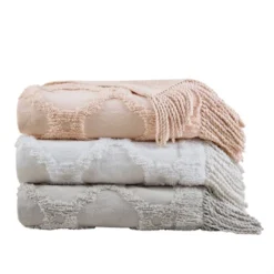 50"x60" Hannah Cotton Tufted Throw Blanket 16 50"x60" Hannah Cotton Tufted Throw Blanket -Home Textiles Store GUEST 83ba6e32 0b99 4ecb 9328 473373b3f658