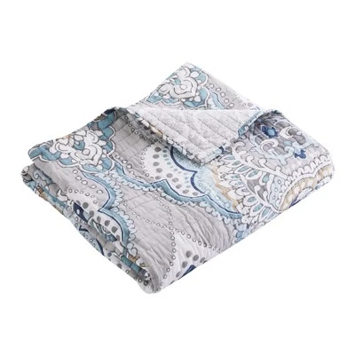 Olyria Medallion Quilted Throw - Levtex Home 5 Olyria Medallion Quilted Throw - Levtex Home - Image 3