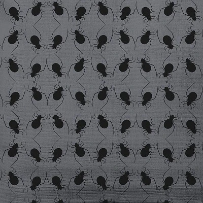 16"x16" Spider Cluster Square Throw Pillow Steel Gray - E By Design 3 16"x16" Spider Cluster Square Throw Pillow Steel Gray - E By Design