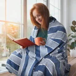 Catalonia Blanket Throw Fleece Fuzzy Soft Cozy Fluffy, All Seasons Lounging Blanket, 50"x60" Throw Blanket, Gift For Her Him -Home Textiles Store GUEST 857493ce b719 475b a4df 056491cbe3bb