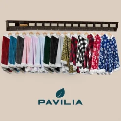 PAVILIA Angel Wrap Hooded Blanket For Women Adult, Wearable Cozy Wrap Throw Fleece Shawl Cape -Home Textiles Store GUEST 8684222e c981 4463 aacb ddea78bb2b2d