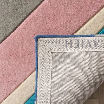 Gray Geometric Tufted Accent Rug 4'X6' - Safavieh 5 Gray Geometric Tufted Accent Rug 4'X6' - Safavieh - Image 3