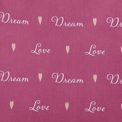 16"x16" Valentine's Day Love Dream Square Throw Pillow Pink - E By Design: Festive Decor Accent