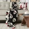 Mina Victory Halloween Skull 50" X 60" Black/White Throw Blanket 1 Mina Victory Halloween Skull 50" X 60" Black/White Throw Blanket -Home Textiles Store GUEST 8c0f7728 4483 4575 84d1 2c43826b42ab