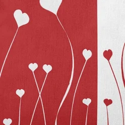 16"x16" Valentine's Day Growing Love Square Throw Pillow Buddha - E By Design: Festive Decor, Indoor Accent