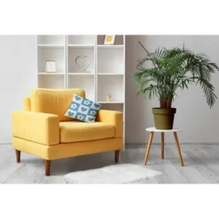 16"x16" Valentine's Day Heart And Flowers Grid Square Throw Pillow Chambray - E By Design: Indoor Decorative Cushion, Polyester Twill -Home Textiles Store GUEST 8d370952 7e02 4d61 976c ed6d72d9080e