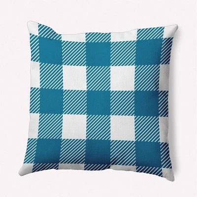 16"x16" Buffalo Plaid Square Throw Pillow - E By Design 15 16"x16" Buffalo Plaid Square Throw Pillow - E By Design - Image 13