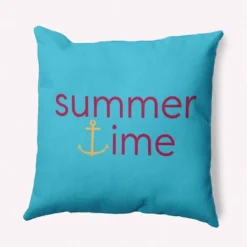 16"x16" Summer Time Anchored Beach Square Throw Pillow - E By Design 14 16"x16" Summer Time Anchored Beach Square Throw Pillow - E By Design -Home Textiles Store GUEST 8faf73ac 8e35 4adb 870c 6a6466e05ffe