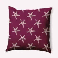 16"x16" Starfish Beach Square Throw Pillow - E By Design 14 16"x16" Starfish Beach Square Throw Pillow - E By Design -Home Textiles Store GUEST 931fb8ac 69ce 49d0 becf 5940cb403551