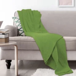 PiccoCasa 100% Cotton Soft Knit Bed Sofa Home Decor Throw Blankets -Home Textiles Store GUEST 93b383c1 2ea4 4f9e 9344 7b64c187e5ac