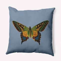 16"x16" Butterfly Square Throw Pillow - E By Design 12 16"x16" Butterfly Square Throw Pillow - E By Design -Home Textiles Store GUEST 96462b33 d526 4a71 ba95 8e505d9de863