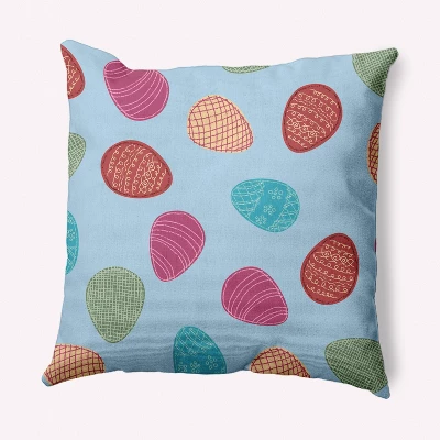 16"x16" Egg Hunt Easter Square Throw Pillow - E By Design 7 16"x16" Egg Hunt Easter Square Throw Pillow - E By Design - Image 5
