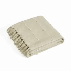 50"x60" Boho Tufted Cotton Woven Tassel Throw Blanket With Fringes - Lush Décor -Home Textiles Store GUEST 96b5befc c3bb 4460 af0d 470c14304456