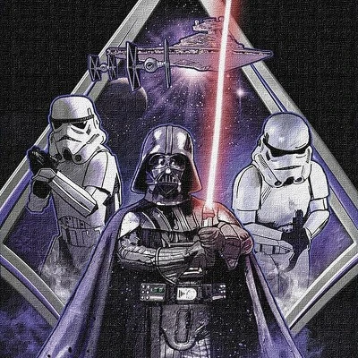 NORTHWEST Star Wars Woven Tapestry Throw Blanket, 48" X 60", Midnight Vader 4 NORTHWEST Star Wars Woven Tapestry Throw Blanket, 48" X 60", Midnight Vader - Image 2