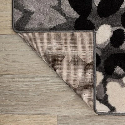 World Rug Gallery Contemporary Modern Flowers Area Rug 4 World Rug Gallery Contemporary Modern Flowers Area Rug - Image 2