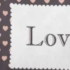 16"x16" Valentine's Day Love Square Throw Pillow Dark Gray - E By Design: Romantic Home Decor, Indoor Polyester Twill -Home Textiles Store GUEST 98e1abdb d059 4982 94af 632e8ebaa27c