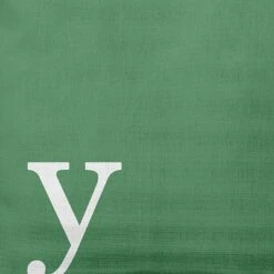 16"x16" Modern Monogram 'y' Square Throw Pillow Sage - E By Design