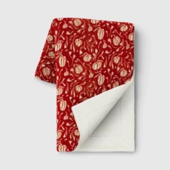 Mini Pumpkin Printed Plush With Shearling Reverse Throw Blanket - Threshold™ -Home Textiles Store GUEST 9af20451 1dcd 4285 8a02 b43468ab2226
